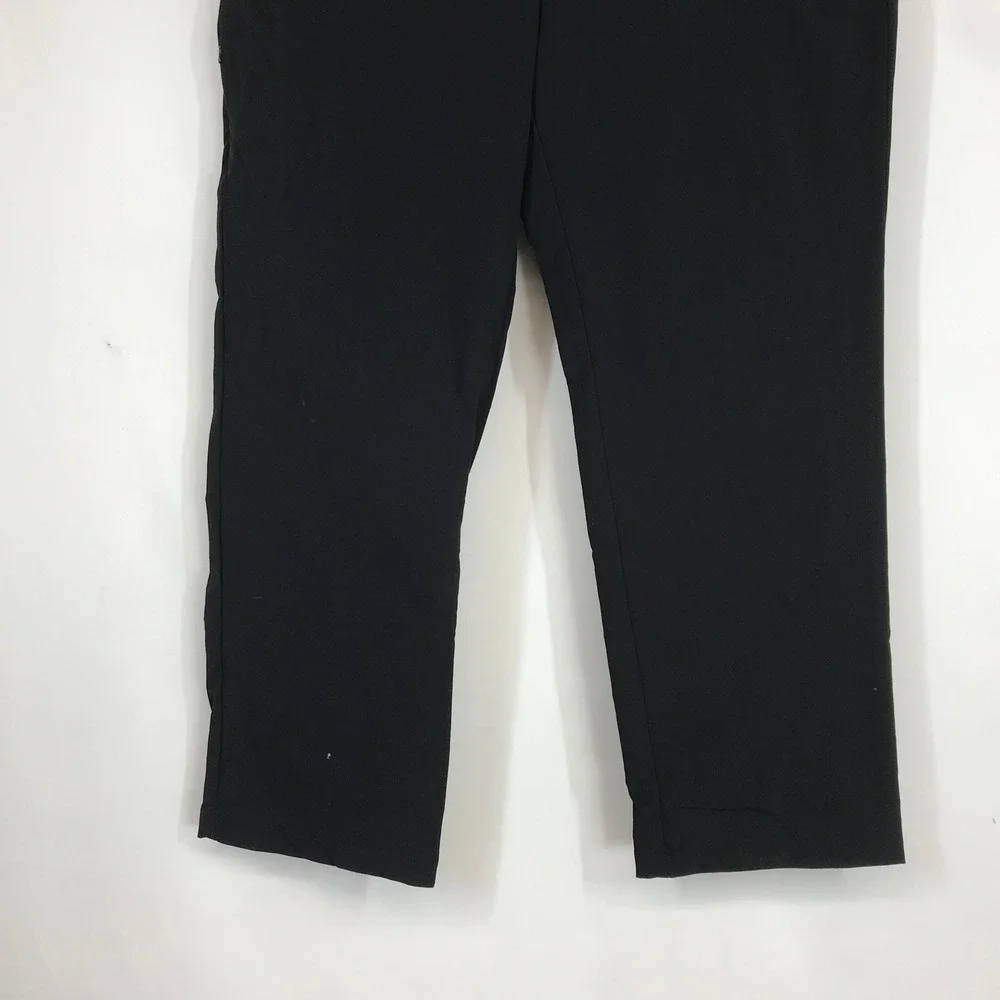 FIGS PRO Men Black Scrub Pants Elastic Waist Straight Leg M23WW2002S Large Short